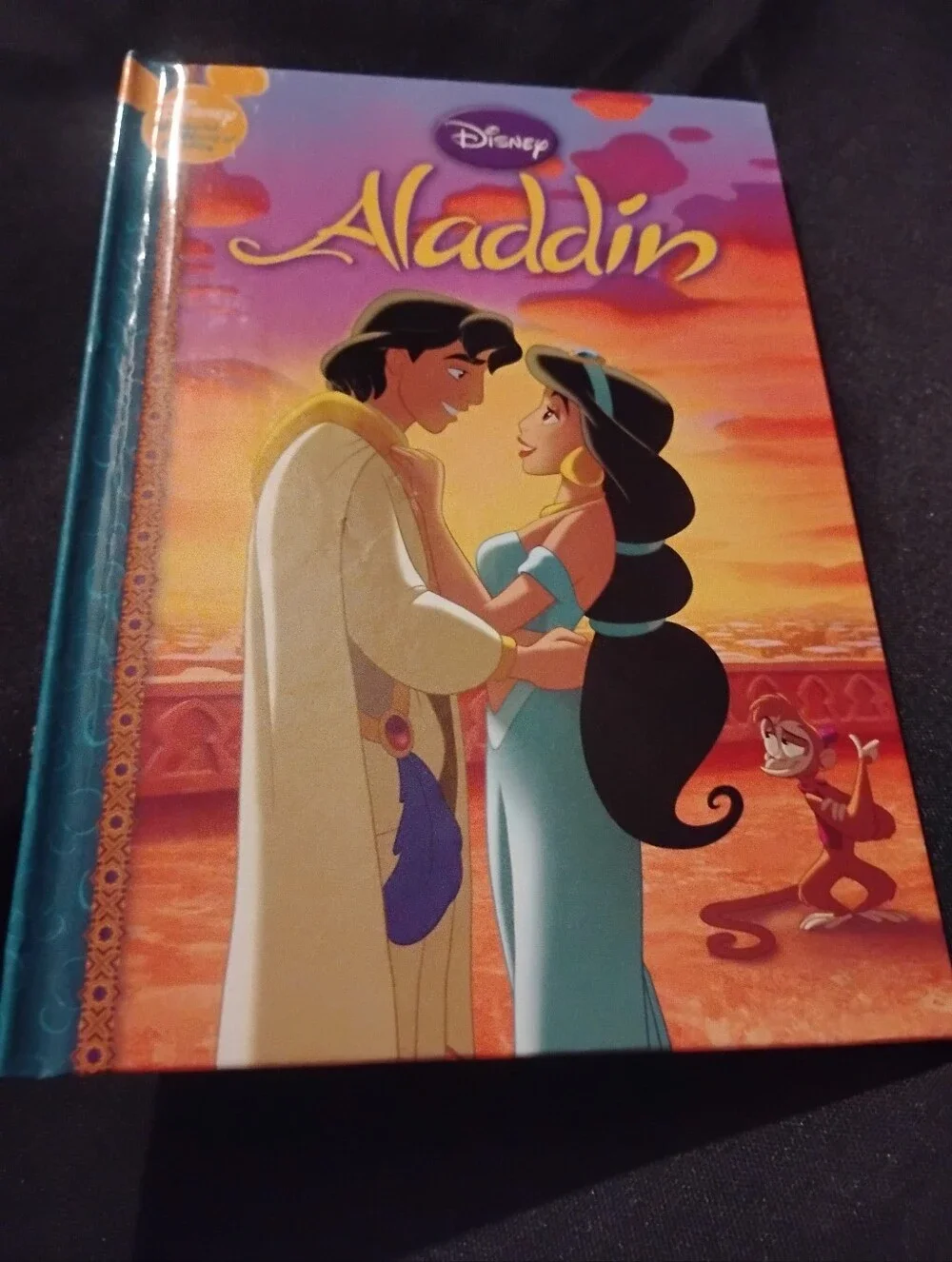 Disney Aladdin Wall Art Print in Teal and Purple